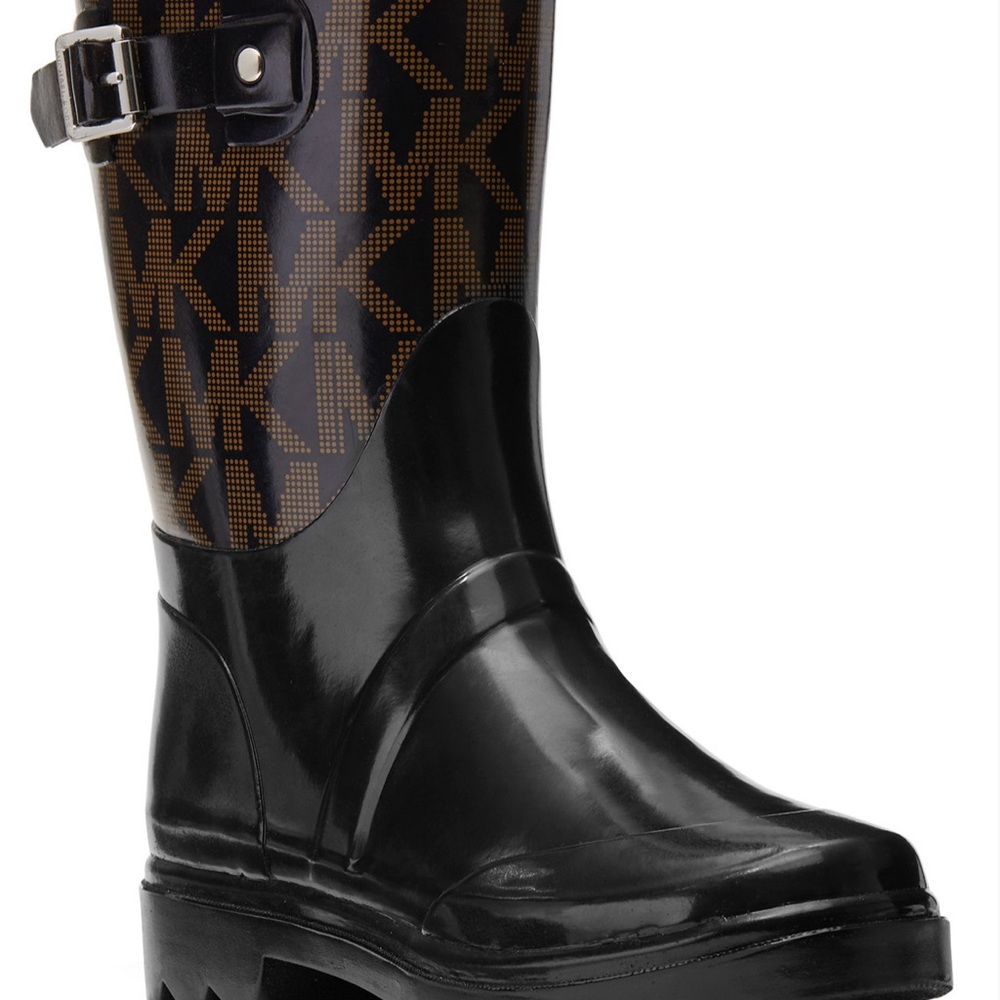 Michael Kors logo rain boots